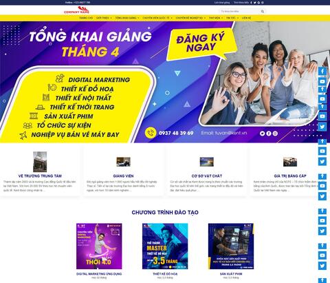 Thiết kế website Edu 32