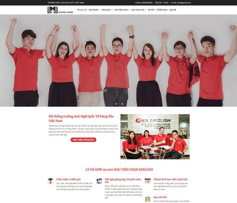Thiết kế website Edu 36