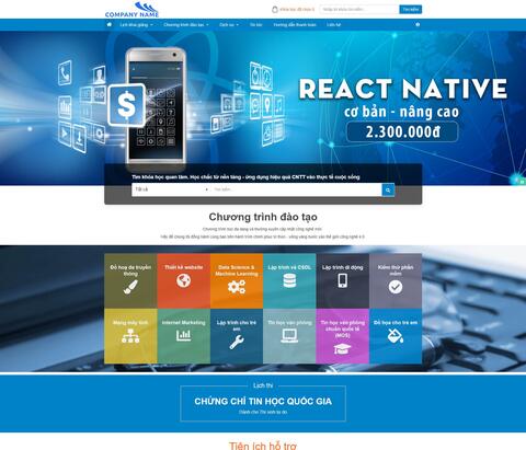 Thiết kế website Edu 37