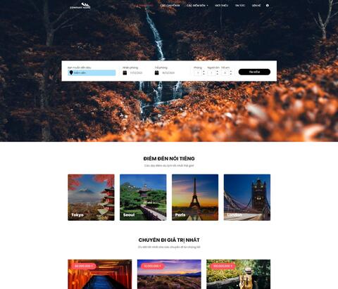 Thiết kế website du lịch 136