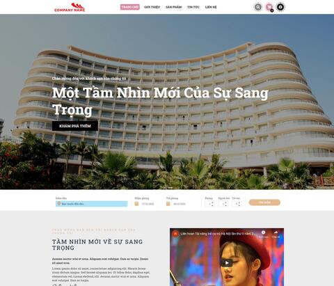Thiết kế website khách sạn 116