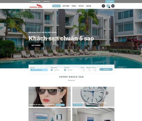 Thiết kế website khách sạn 115