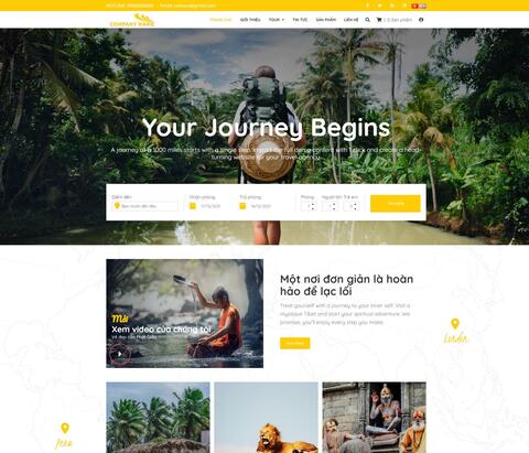 Thiết kế website du lịch 132