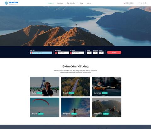 Thiết kế website du lịch 133