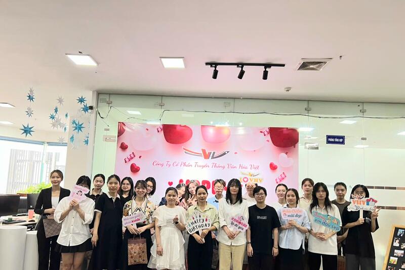 CHÚC MỪNG NGÀY PHỤ NỮ VIỆT NAM 20/10 VÀ CHÚNG MỪNG NHÂN VIÊN CÓ SINH NHẬT THÁNG 10